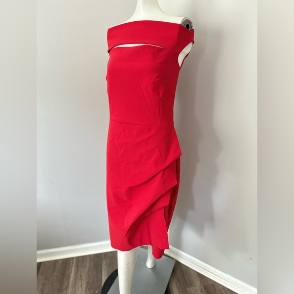 Chiara Boni Melania Short Off-The-Shoulder Dress - Picture 5 of 8